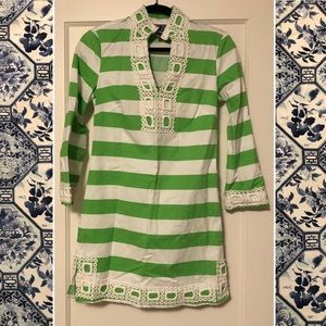 Sail to Sable Rugby Stripe Tunic Dress EEUC - XS